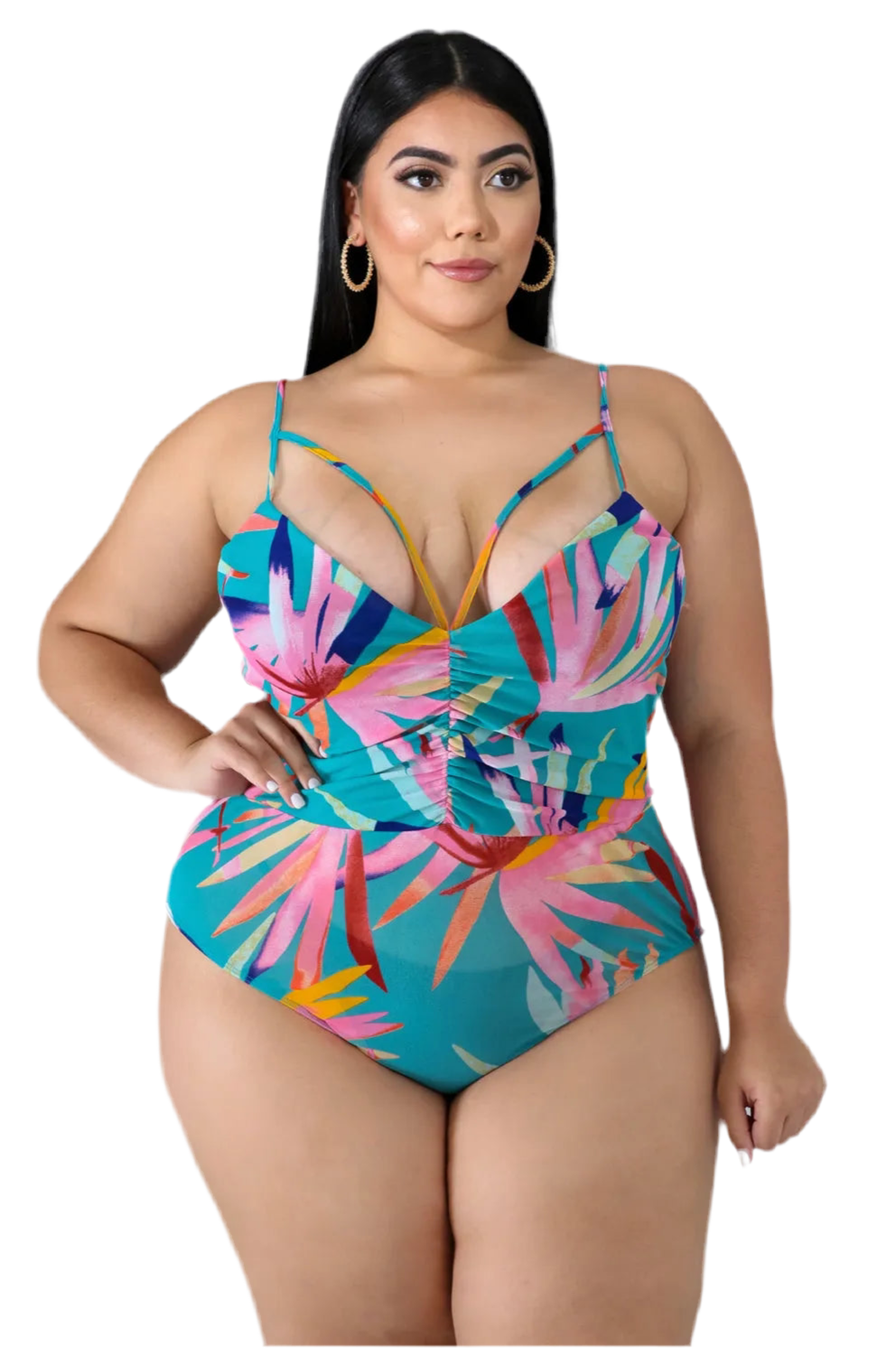 Jade Palms Bodysuit - Closet Her'