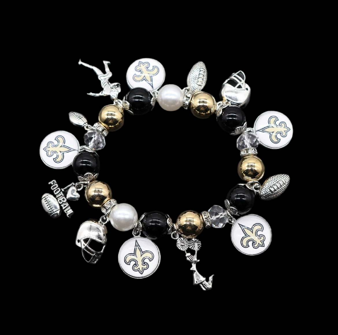 Saints Charm Bracelet - Closet Her'