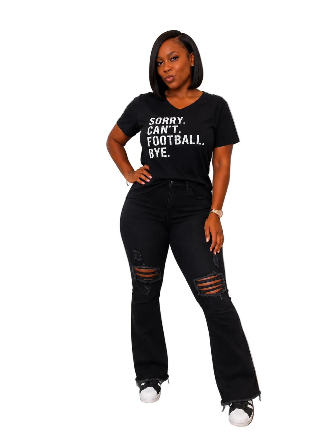 Sorry Can’t Football Bye Tee(Unisex) - Closet Her'