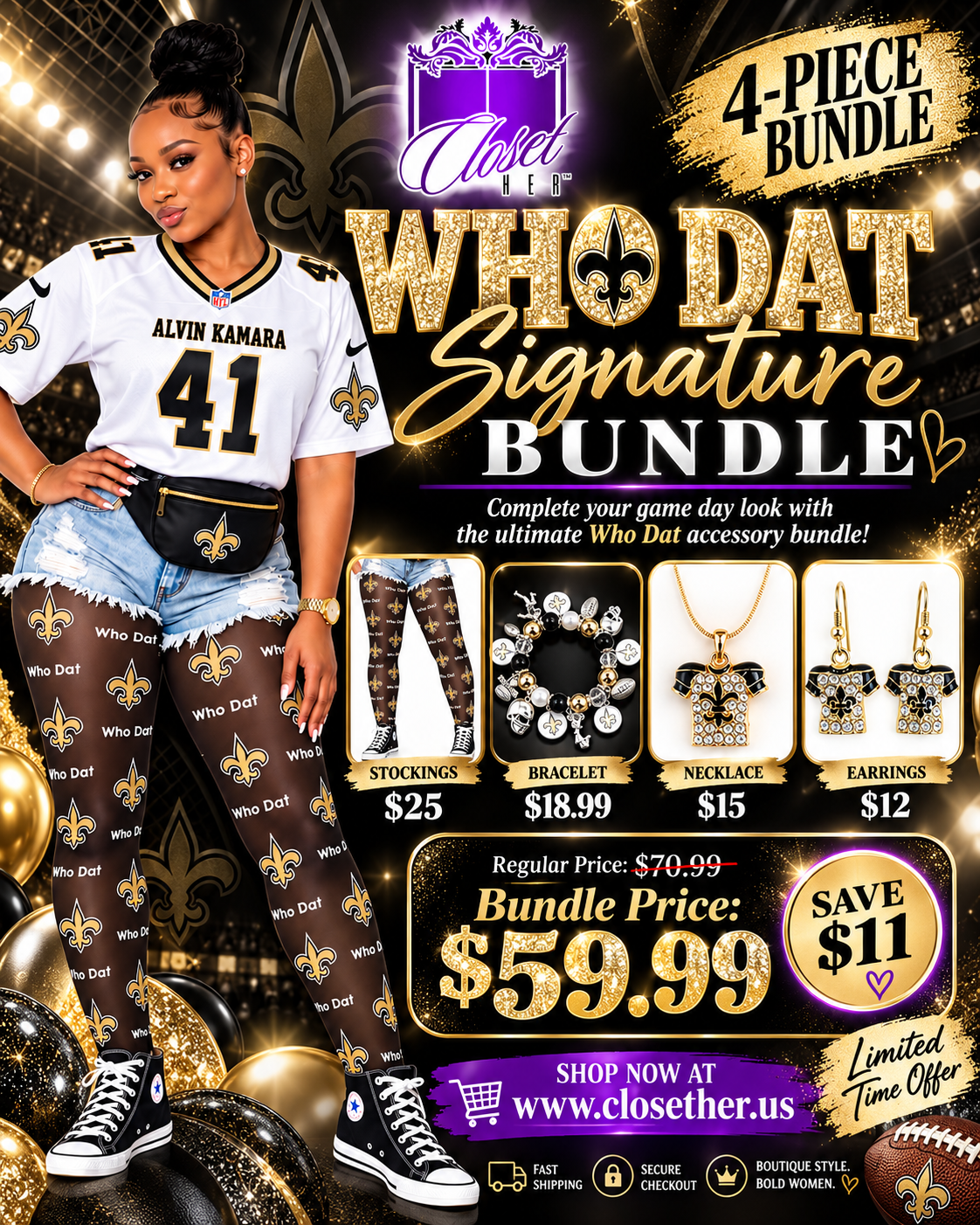Who Dat Signature Bundle