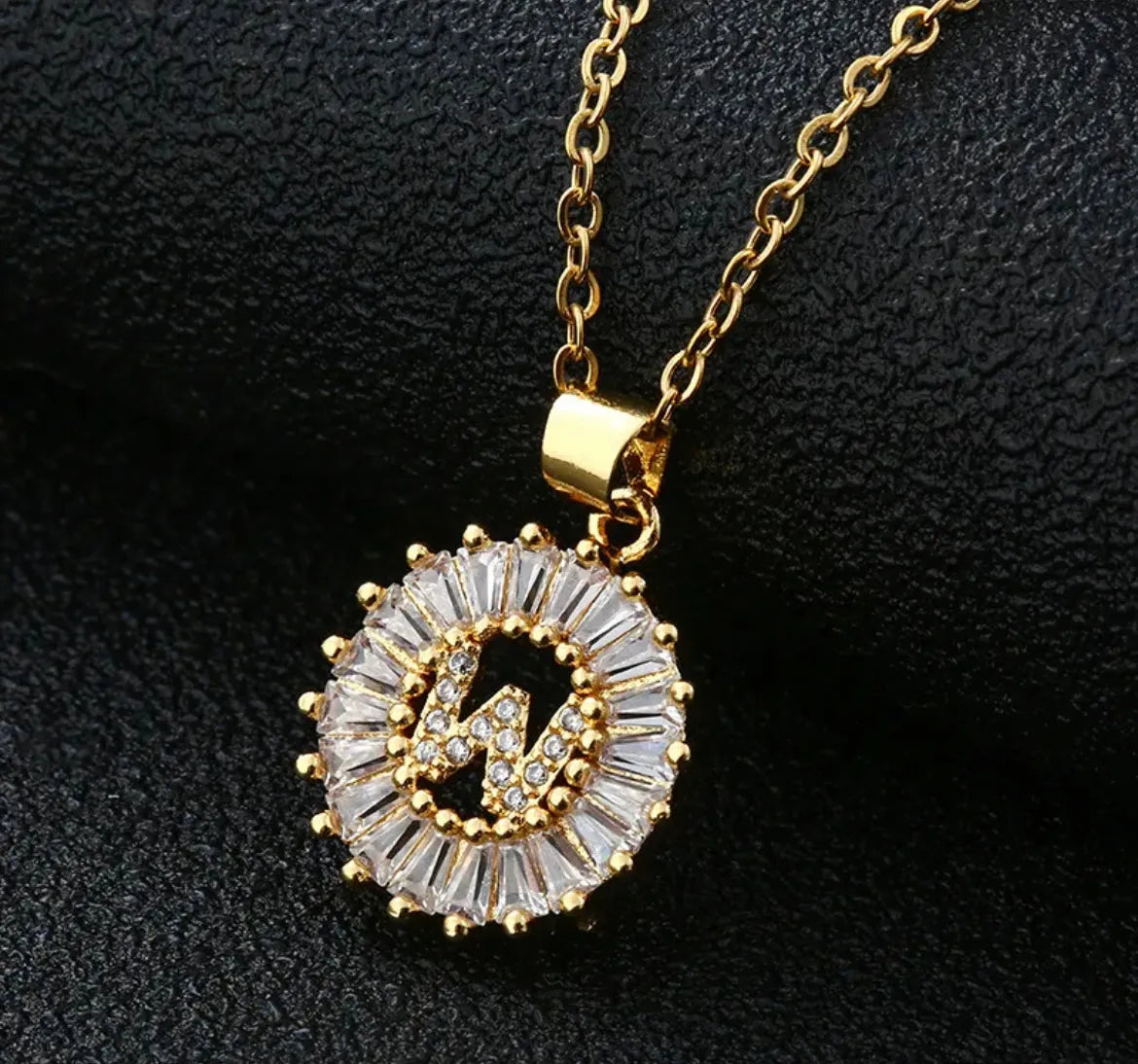 Gold Initial Necklace - Closet Her'