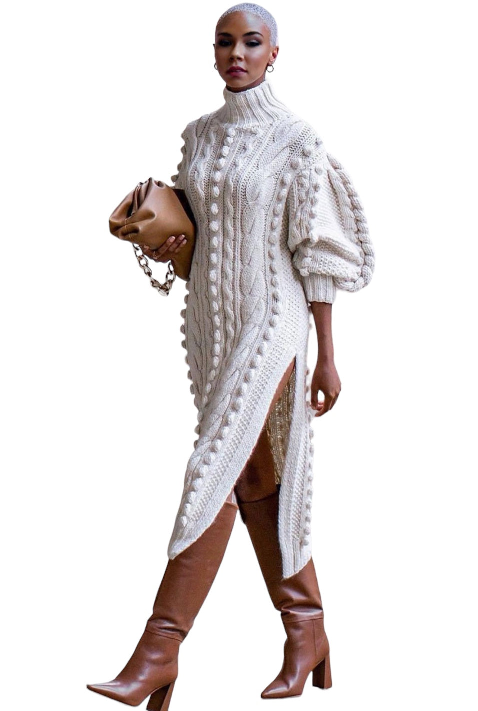 another day midi sweater dress Another Day Midi Sweater Dress - Burgundy