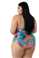 Jade Palms Bodysuit - Closet Her'