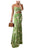 CHICME Floral Printed Maxi Dress Tie Ruched Shirred Bandeau Party Dress Slim Fit Ruffle Hem Vacation Dresses - Closet Her'