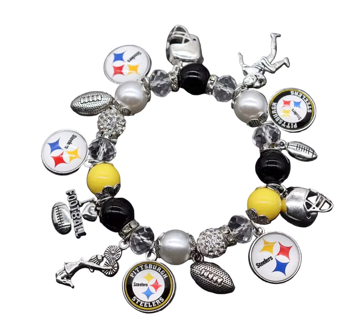 Steelers Charm Bracelet (Pre-Order)