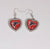 Falcons Heart Earrings - Closet Her'