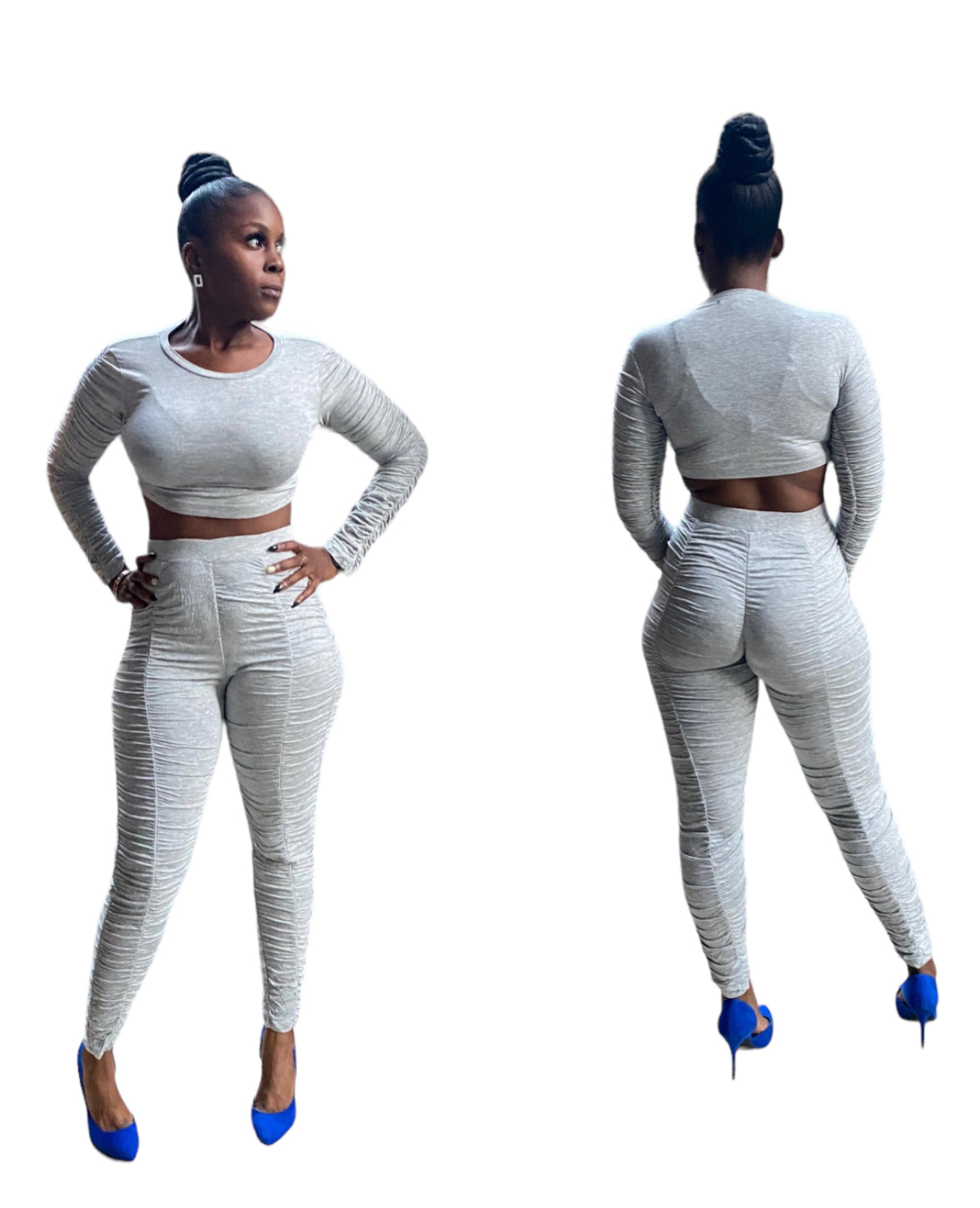 All Ruched Set - Closet Her'