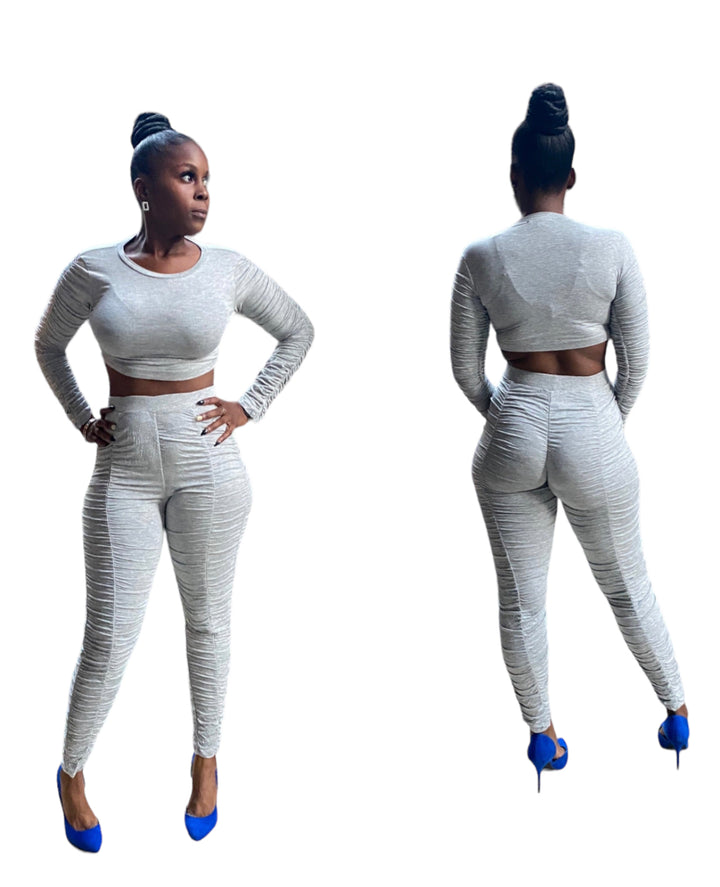 All Ruched Set - Closet Her'