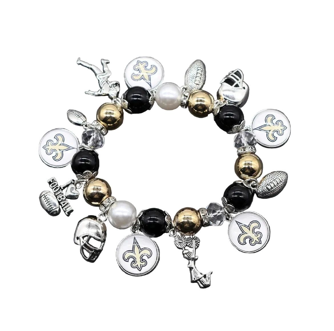 Saints Charm Bracelet - Closet Her'