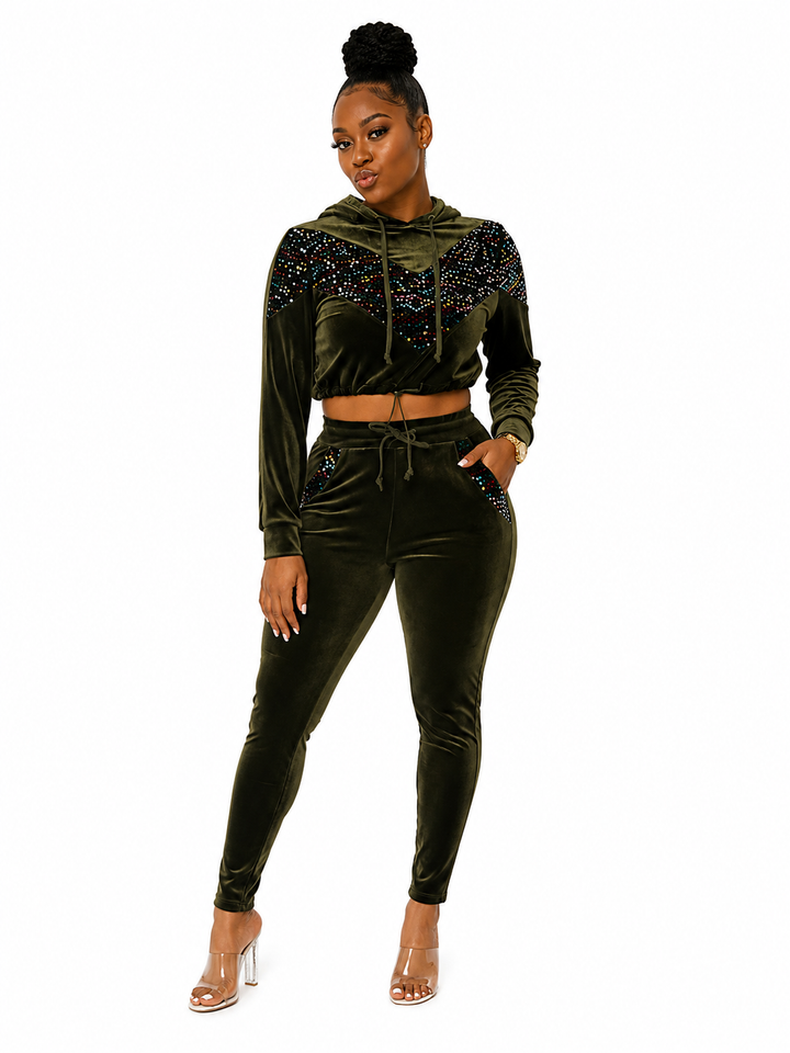Megan Set (Green) - Closet Her'
