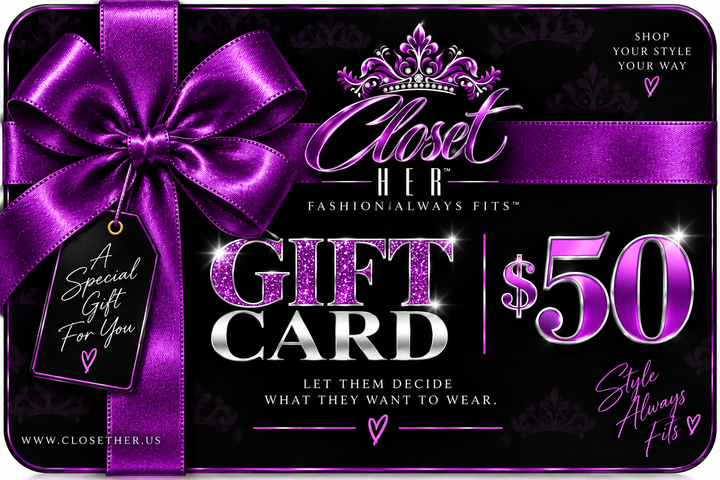 $50 Closet Her Gift Card