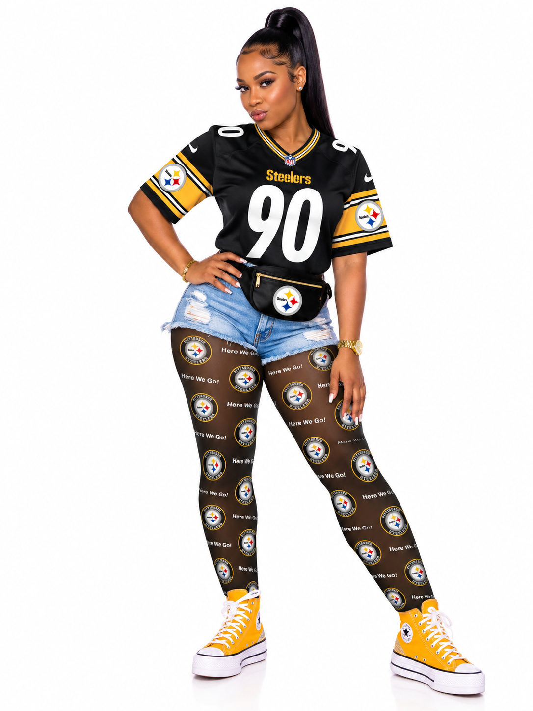 Here We Go Steelers Stockings (Ships 11/20)