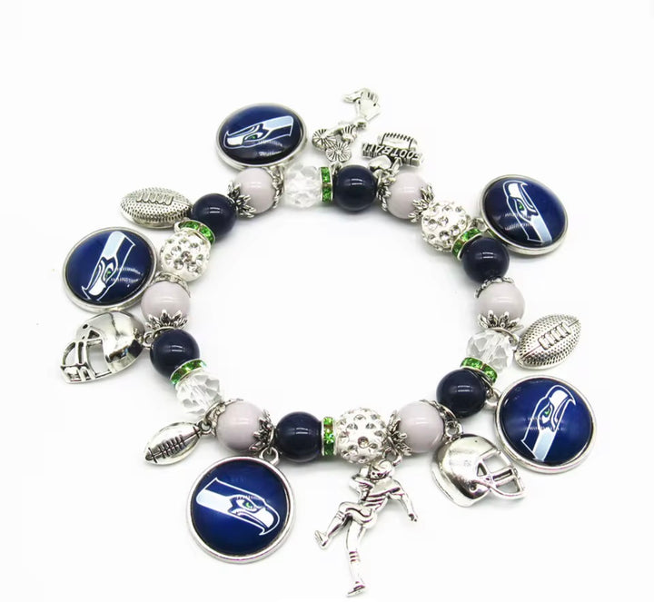 Seahawks Charm Bracelet (Pre-Order)