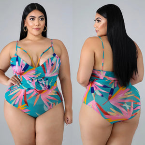 Jade Palms Bodysuit - Closet Her'