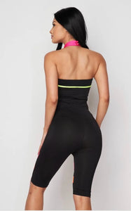 See Me Neon Romper - Closet Her'