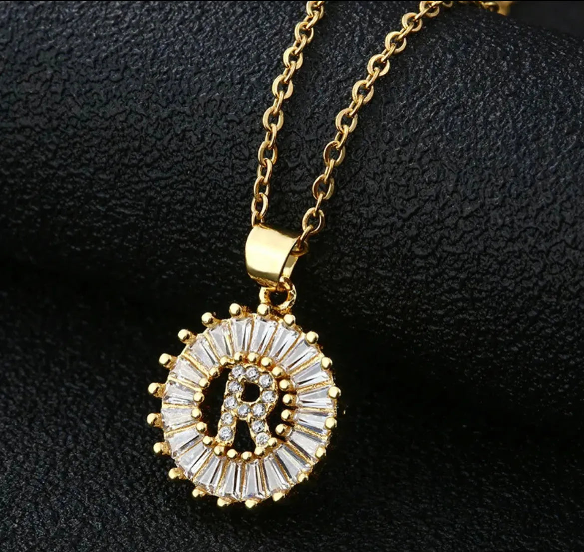 Gold Initial Necklace - Closet Her'