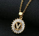 Gold Initial Necklace - Closet Her'