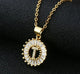 Gold Initial Necklace - Closet Her'