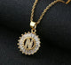 Gold Initial Necklace - Closet Her'