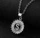 Silver Initial Necklace - Closet Her'