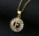 Gold Initial Necklace - Closet Her'