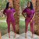 Chill Out Plum Set - Closet Her'