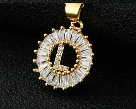 Gold Initial Necklace - Closet Her'