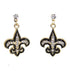 Fleur De Lis Saints Earrings