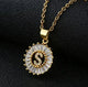 Gold Initial Necklace - Closet Her'