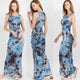 Blue Tye Dye Dress - Closet Her'