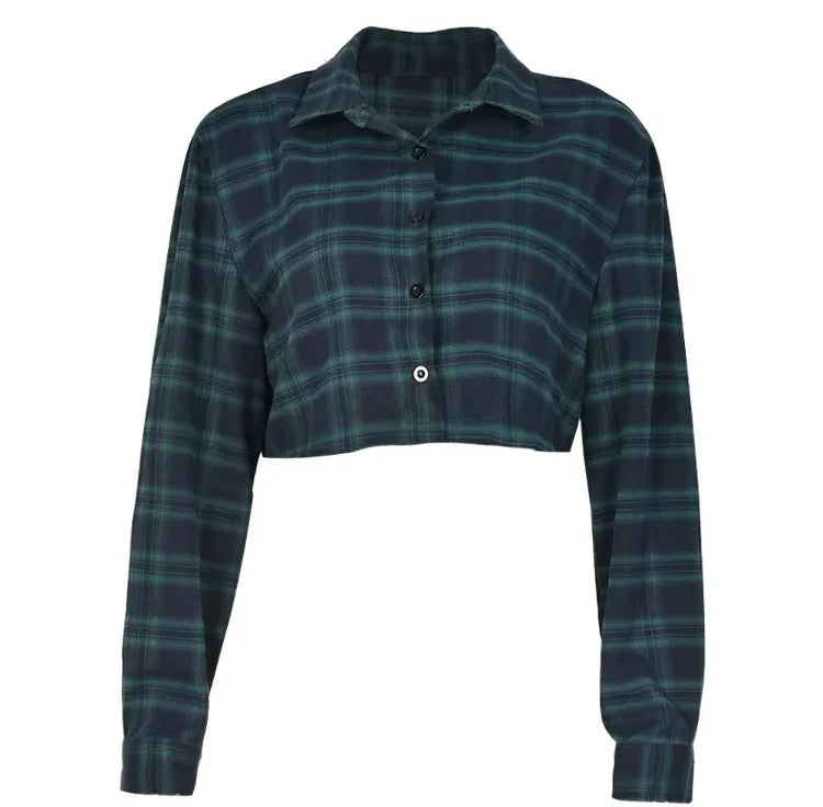 Vanessa Plaid Crop Top - Closet Her'