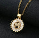 Gold Initial Necklace - Closet Her'