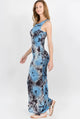 Blue Tye Dye Dress - Closet Her'