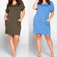 Day Solid Dress - Closet Her'